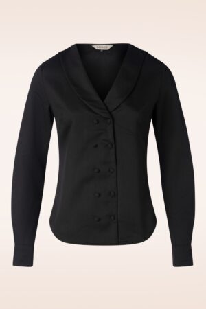 Maria Bluse in Schwarz