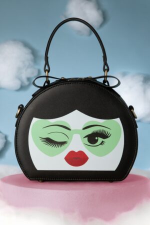 Odette Loves You Too Handtasche in Schwarz