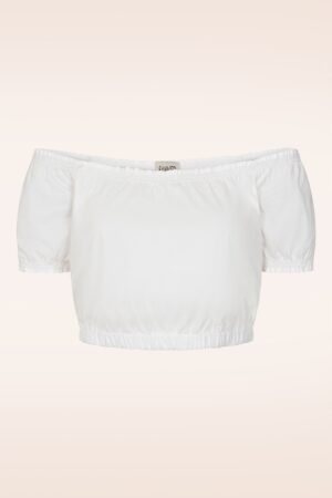 Ramona Crop Top in Weiß