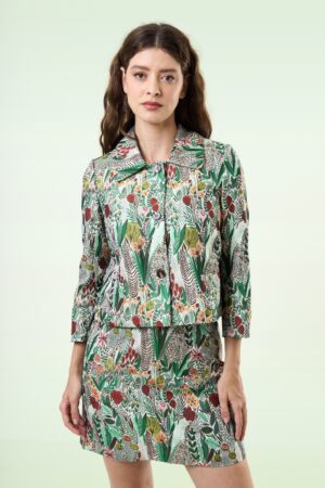 Salut Jungle Jacquard Jacke in Multi