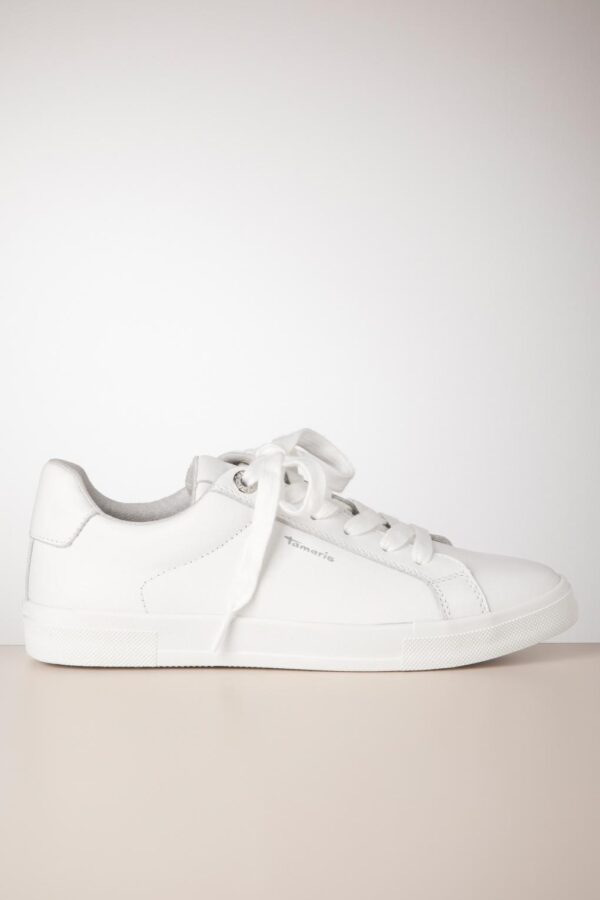 Steffi Leder Sneaker in Weiß