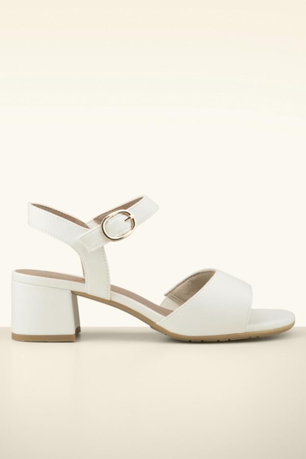 Steffi Softline Vegan Sandalen in Weiß.