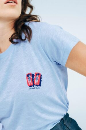 Sweet Life T-Shirt in Kaschmirblau