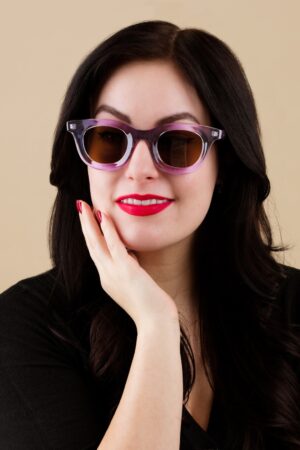 That Girl Sonnenbrille in Lila Lila