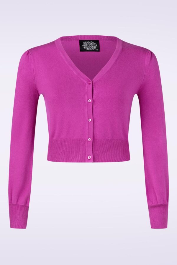 Topvintage exclusiv ~ Gemma Cardigan in Amarant