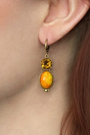 Tosca Ohrringe in Orange