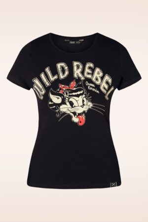 Wild Rebel T-Shirt in Schwarz