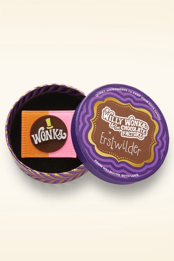 Willy Wonka Bar Brosche