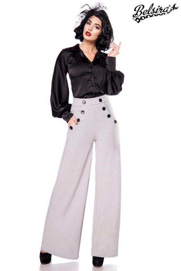 BELSIRA Homewearhose Belsira Marlenehose - (2XL,3XL,L,M)