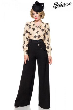 BELSIRA Homewearhose Belsira Marlenehose - (2XL,3XL,L,M)