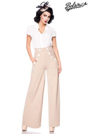BELSIRA Homewearhose Belsira Marlenehose - (2XL,3XL,L,M)