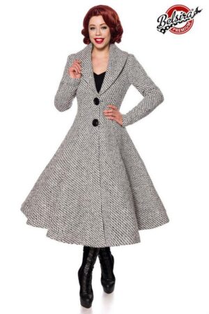 BELSIRA Langmantel Belsira - Premium Vintag-Mantel - (2XL,3XL,4XL,L,M,S)