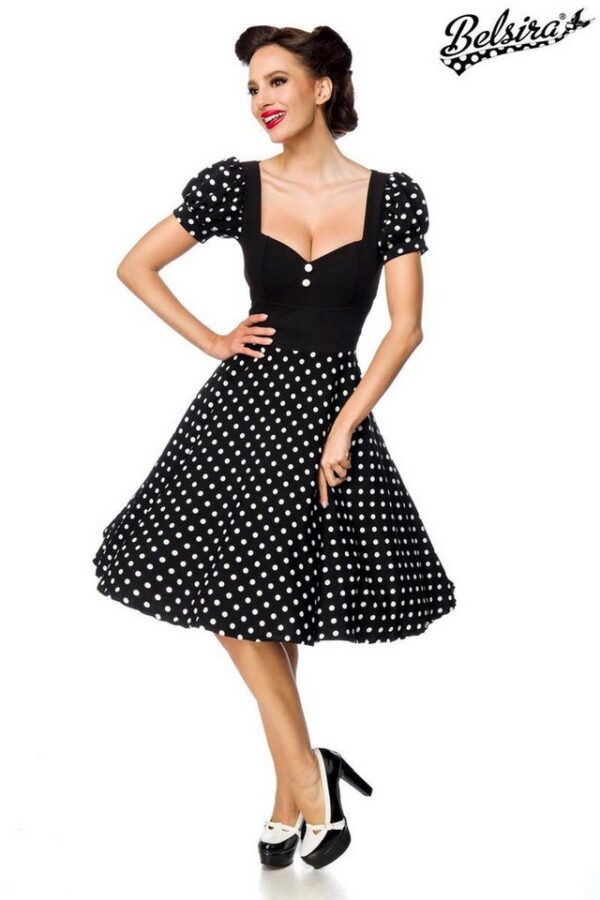 BELSIRA Trachtenkleid Belsira - Kleid mit Puffärmeln - (3XL,4XL)