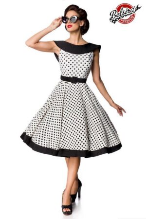 BELSIRA Trachtenkleid Belsira - Premium Vintage Swing-Kleid - (2XL,3XL,4XL,L,M,S)