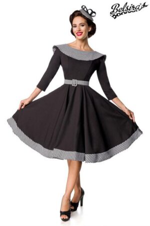 BELSIRA Trachtenkleid Belsira - Premium Vintage Swing-Kleid - (2XL,3XL,L,M,S,XL)
