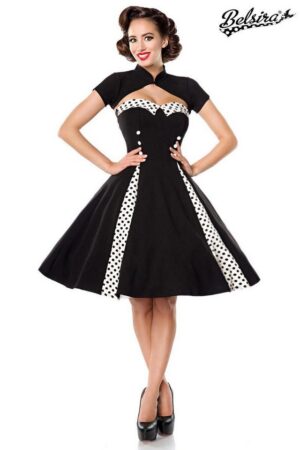 BELSIRA Trachtenkleid Belsira - Vintage-Kleid mit Bolero - (L,M,S,XL,XXS,2XL)