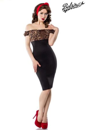 BELSIRA Trachtenkleid Belsira - Vintage Pencil-Kleid - (S,XL,XS,L)