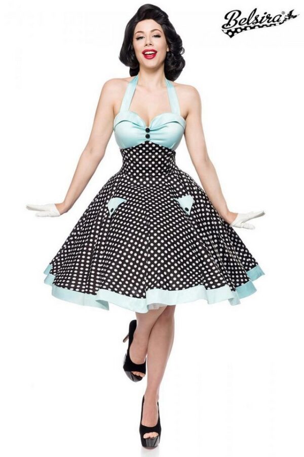 BELSIRA Trachtenkleid Belsira - Vintage-Swing-Kleid - (L,M)