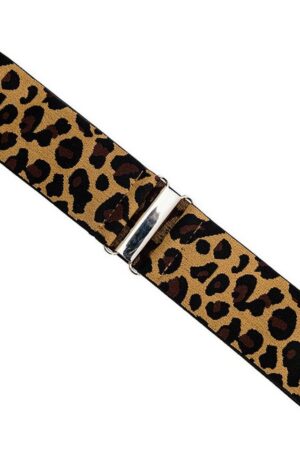 Banned Taillengürtel Gloria Leopard Muster Vintage Retro Stretchgürtel
