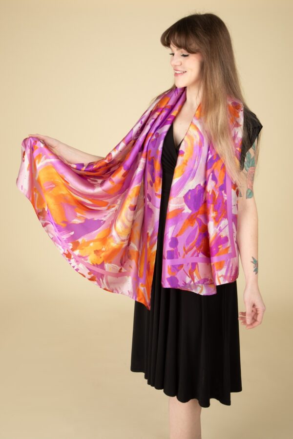 Beau Schal in Rosa