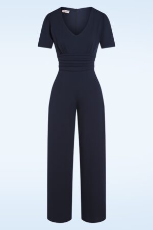 Evelynn Jumpsuit in Marineblau