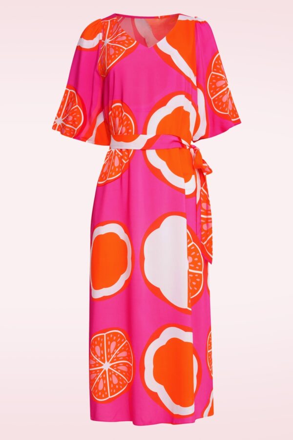 Fajah Maxikleid in Rosa.