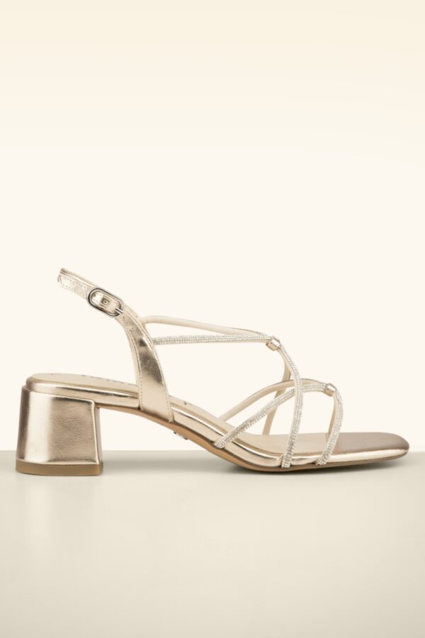 Gia Sparkle Sandalen in Gold