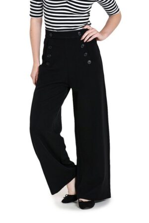 Hell Bunny Marlene-Hose Carlie Swing Trousers Retro Vintage