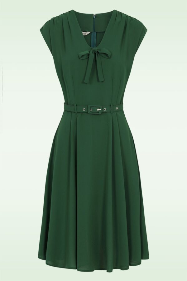 Holly Swing Kleid in Grün.