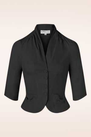Liza Lou Blazer Jacke in Schwarz