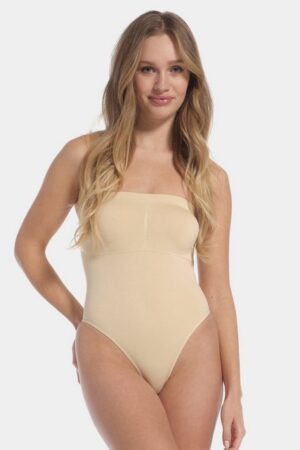 MAGIC Bodyfashion Shaping-Body BANDEAU THONG BODY - LATTE