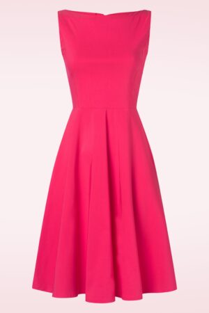 Nena Swing Kleid in Lippenstift Pink