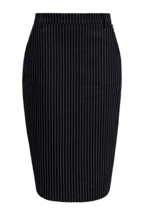 QueenKerosin Bleistiftrock Pinstripe