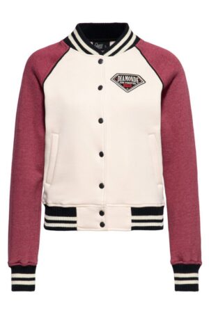 QueenKerosin Collegejacke Diamonds (1-St) mit Rückenstickerei
