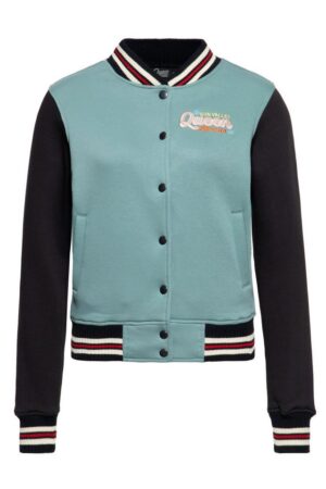 QueenKerosin Collegejacke Sun Valley (1-St) mit Rückenstickerei