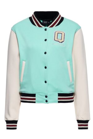 QueenKerosin Collegejacke Vintage Love (1-St) mit Rückenstickerei
