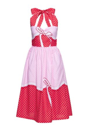 QueenKerosin Sommerkleid (1-tlg) mit Polka Dots