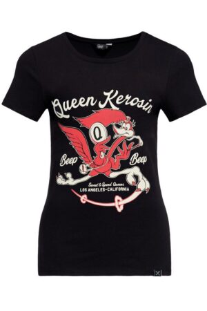 QueenKerosin T-Shirt Beep Beep (1-tlg) mit Vintage Comic-Artwork