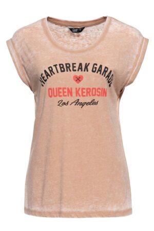 QueenKerosin T-Shirt Heartbreak Garage (1-tlg) mit Frontprint