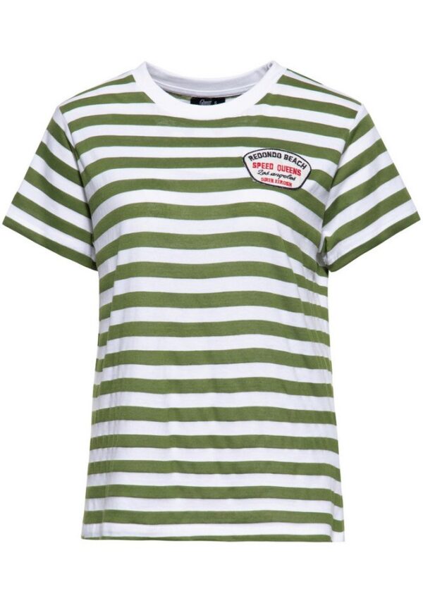 QueenKerosin T-Shirt Redondo Beach - Speed Kings (1-tlg) mit Bretonstreifen