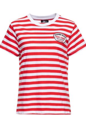 QueenKerosin T-Shirt Redondo Beach - Speed Kings (1-tlg) mit Bretonstreifen