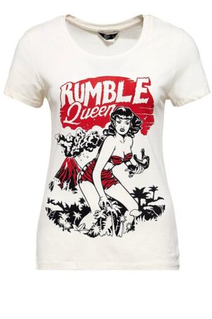 QueenKerosin T-Shirt Rumble Queen (1-tlg) im Vintage Look