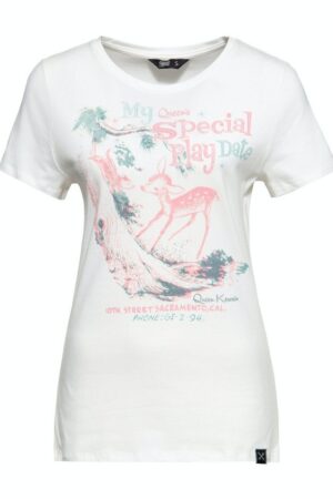 QueenKerosin T-Shirt Special Play Date (1-tlg) mit Vintage-Motiv