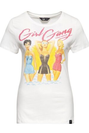 QueenKerosin T-Shirt Summer Girl Gang (1-tlg) mit Pin-Up-Motiv