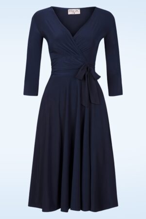 Aria Swingkleid in Marineblau.