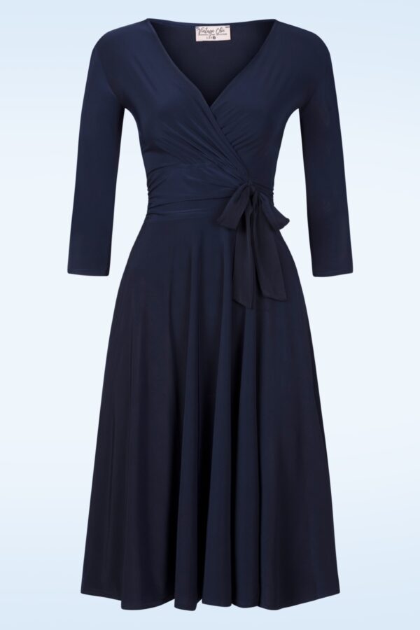 Aria Swingkleid in Marineblau.