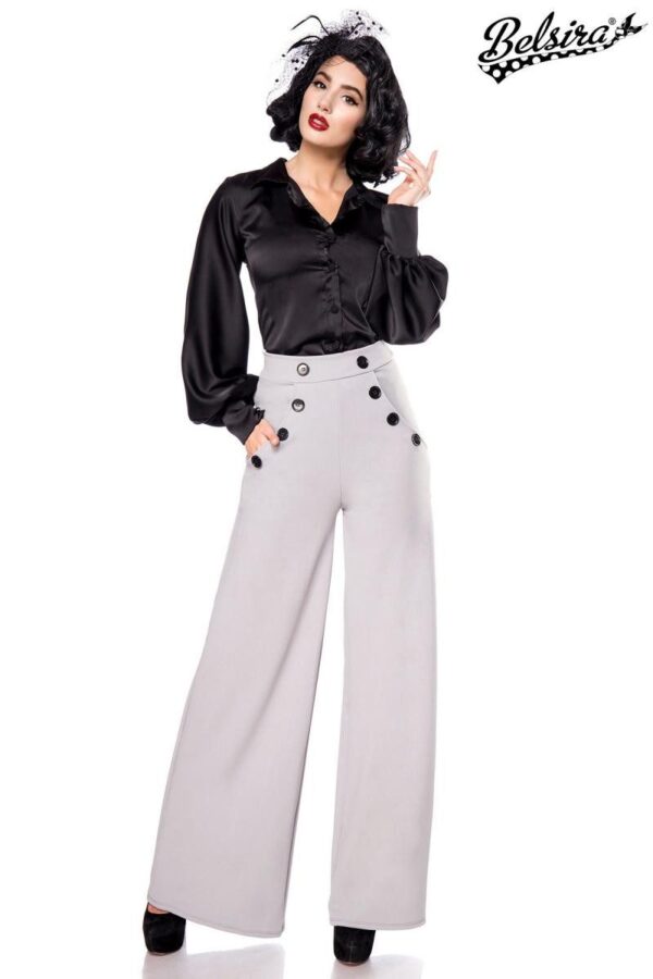 BELSIRA Homewearhose Belsira Marlenehose - (2XL,3XL,L,M)