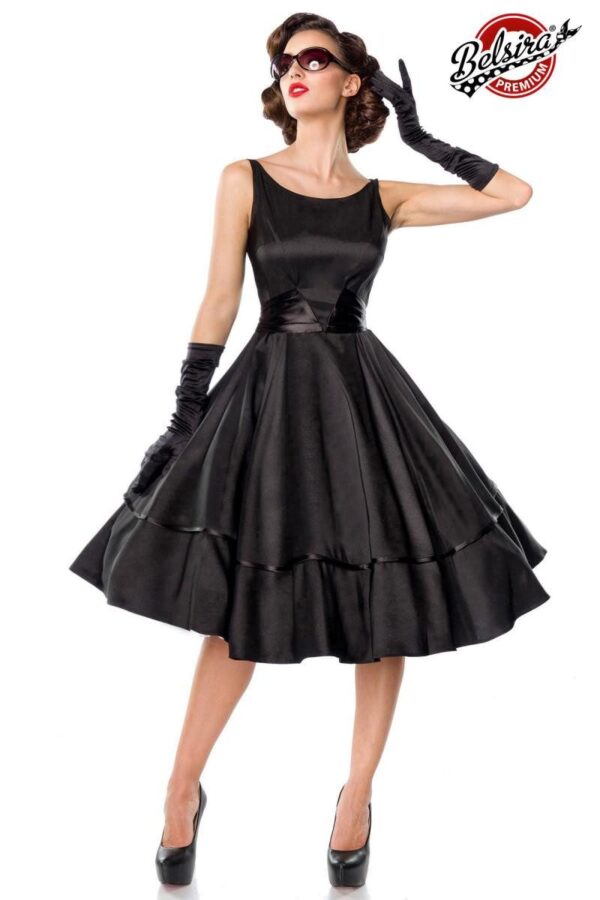 BELSIRA Trachtenkleid Belsira - Premium Swing-Satinkleid