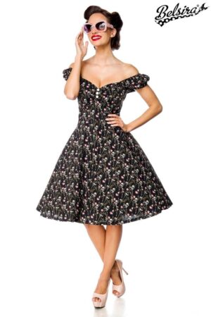 BELSIRA Trachtenkleid Belsira Schulterfreies Kleid -