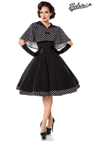 BELSIRA Trachtenkleid Belsira Swing-Kleid mit Cape